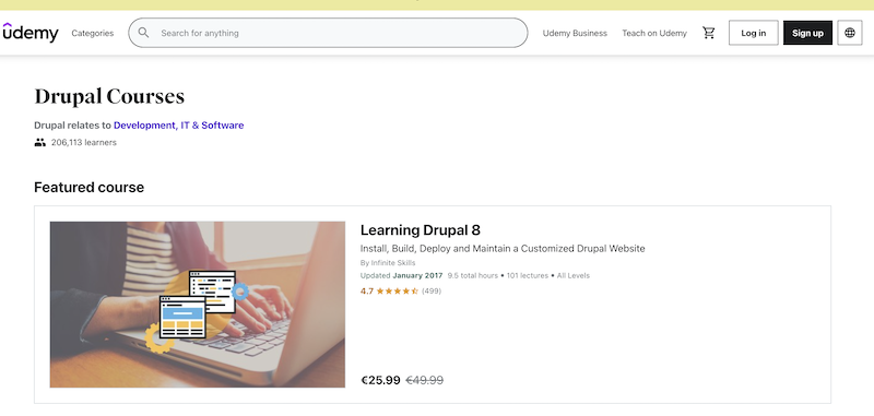 Courses On Drupal For Beginners On Udemy